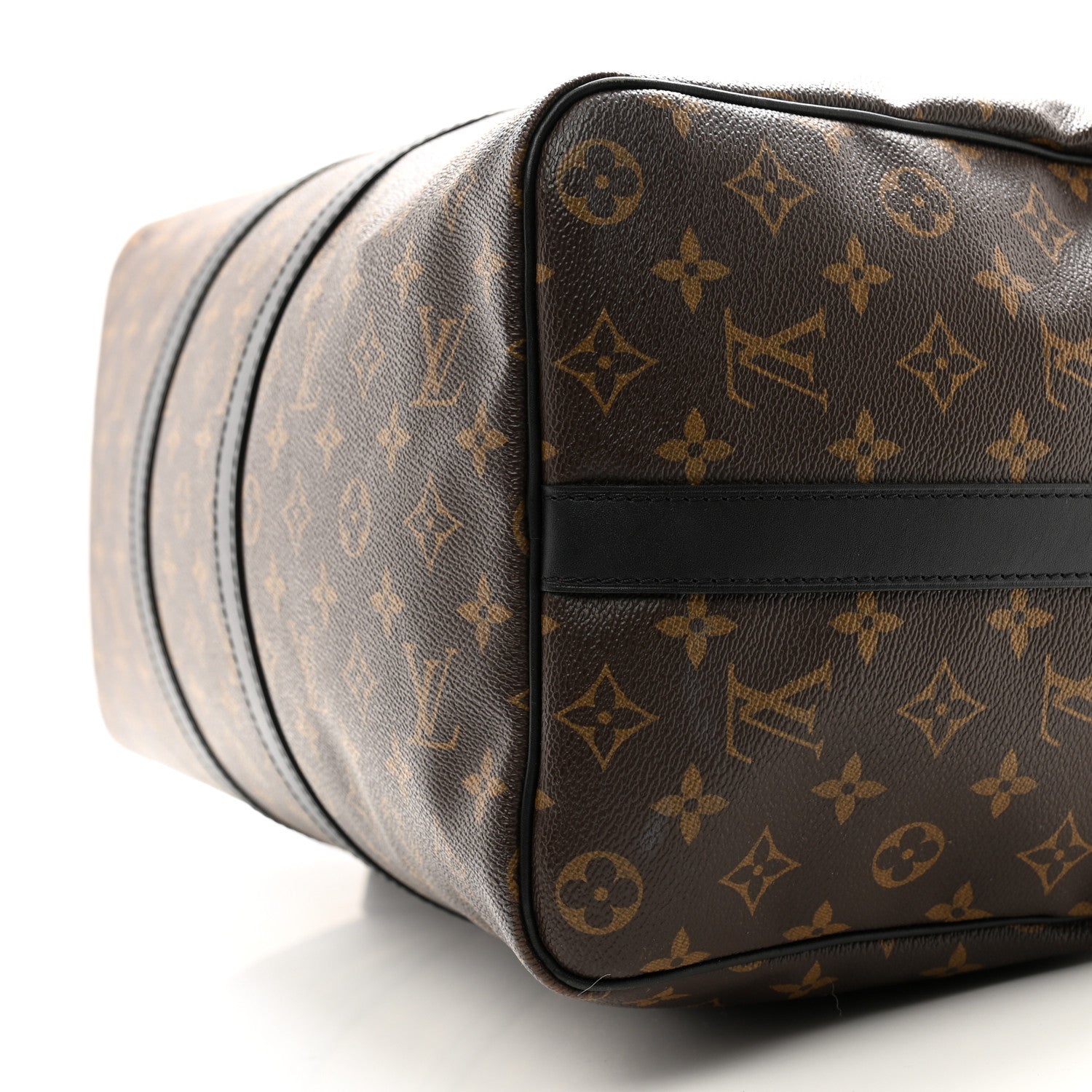 Louis Vuitton Monogram Macassar Keepall Bandouliere 45 10 of 12