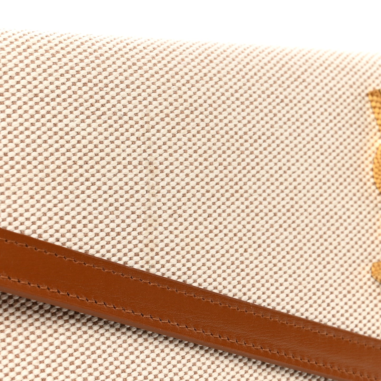 Canvas Uptown Pouch Natural Beige Brick