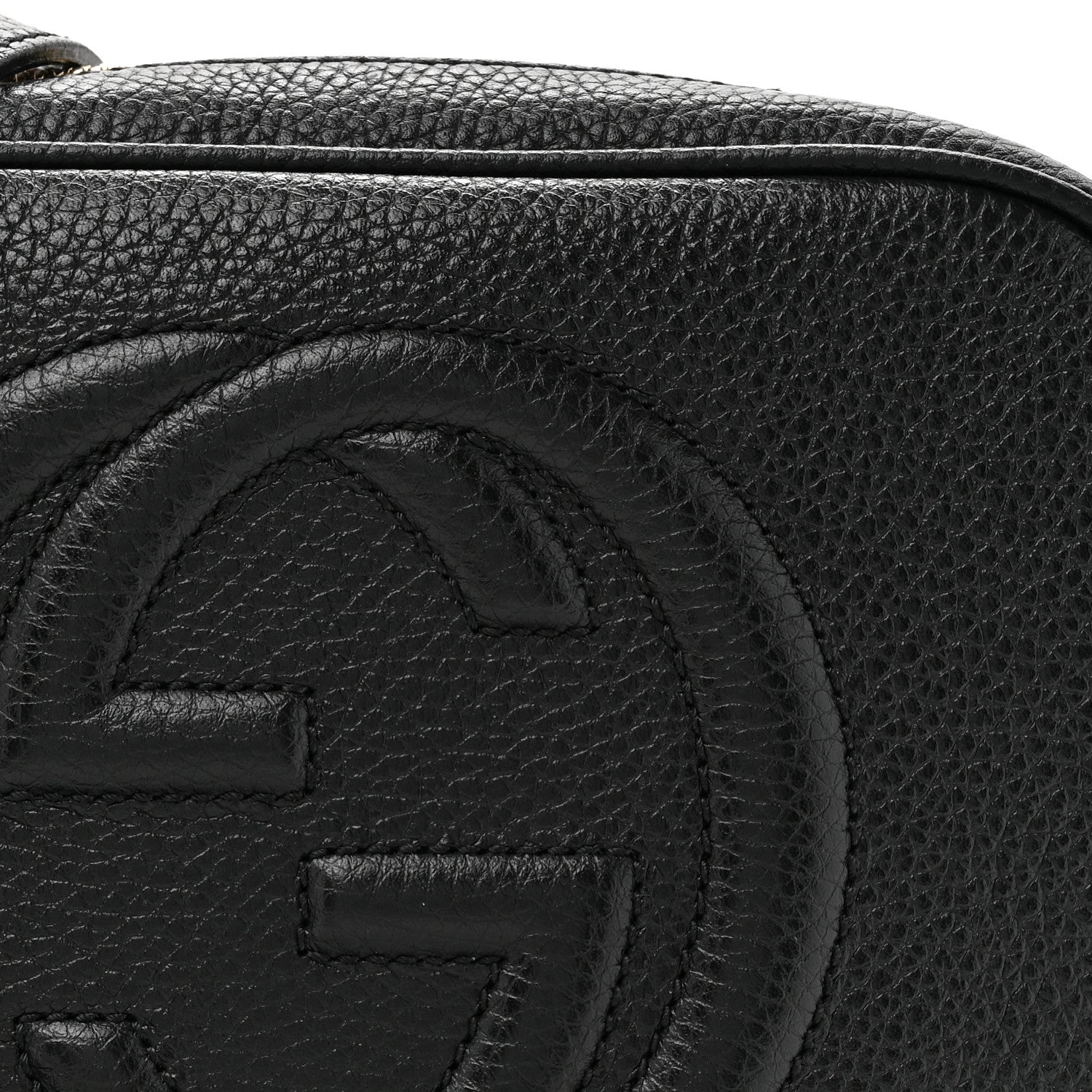 Gucci Pebbled Calfskin Small Soho Disco Bag Black 8 of 10