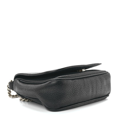 Gucci Pebbled Calfskin Small Soho Flap Crossbody Black 4 of 12
