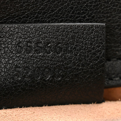 Gucci Wonka Grain Calfskin Mini Diana Tote Bag Black Yellow Fluo 7 of 13