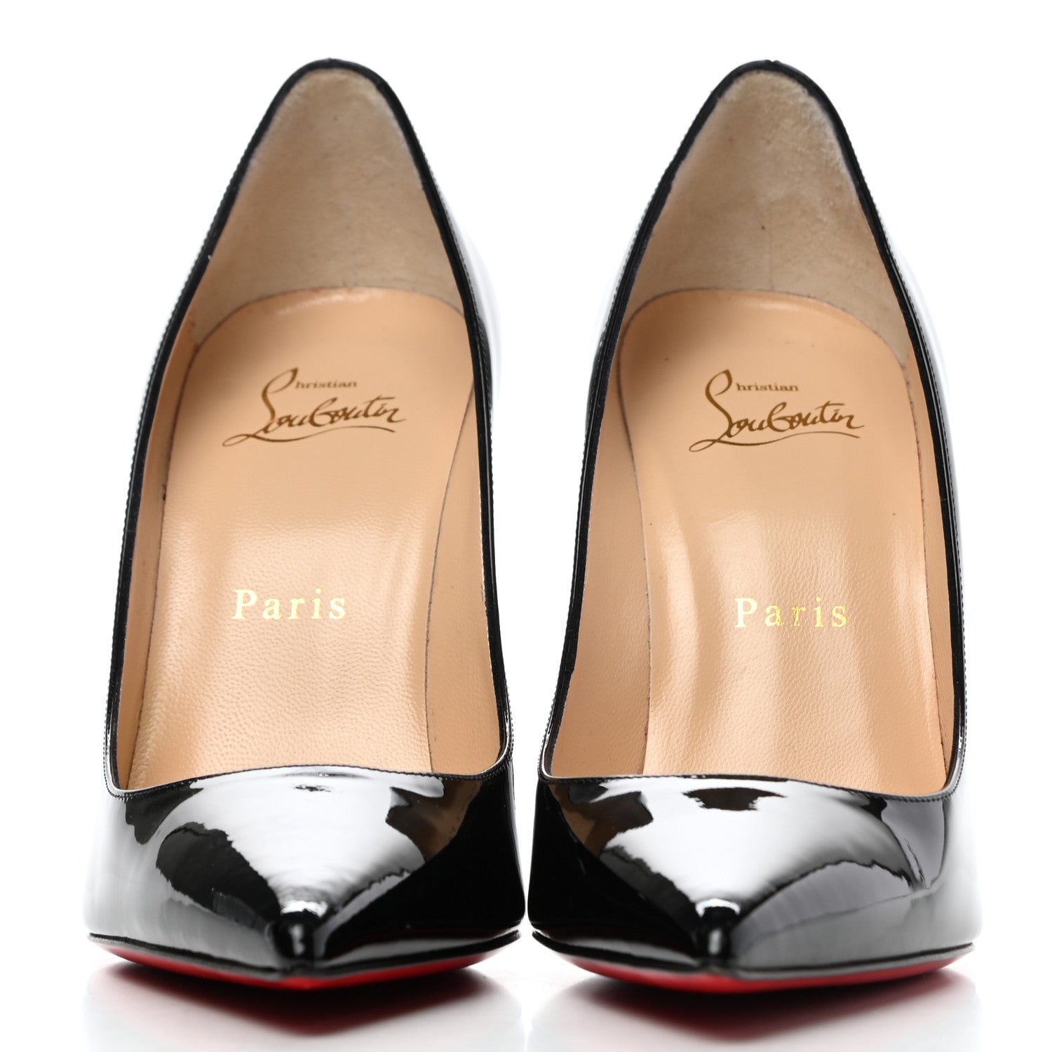 Christian Louboutin Patent Decollete 554 100 Pumps 36.5 Black 2 of 10