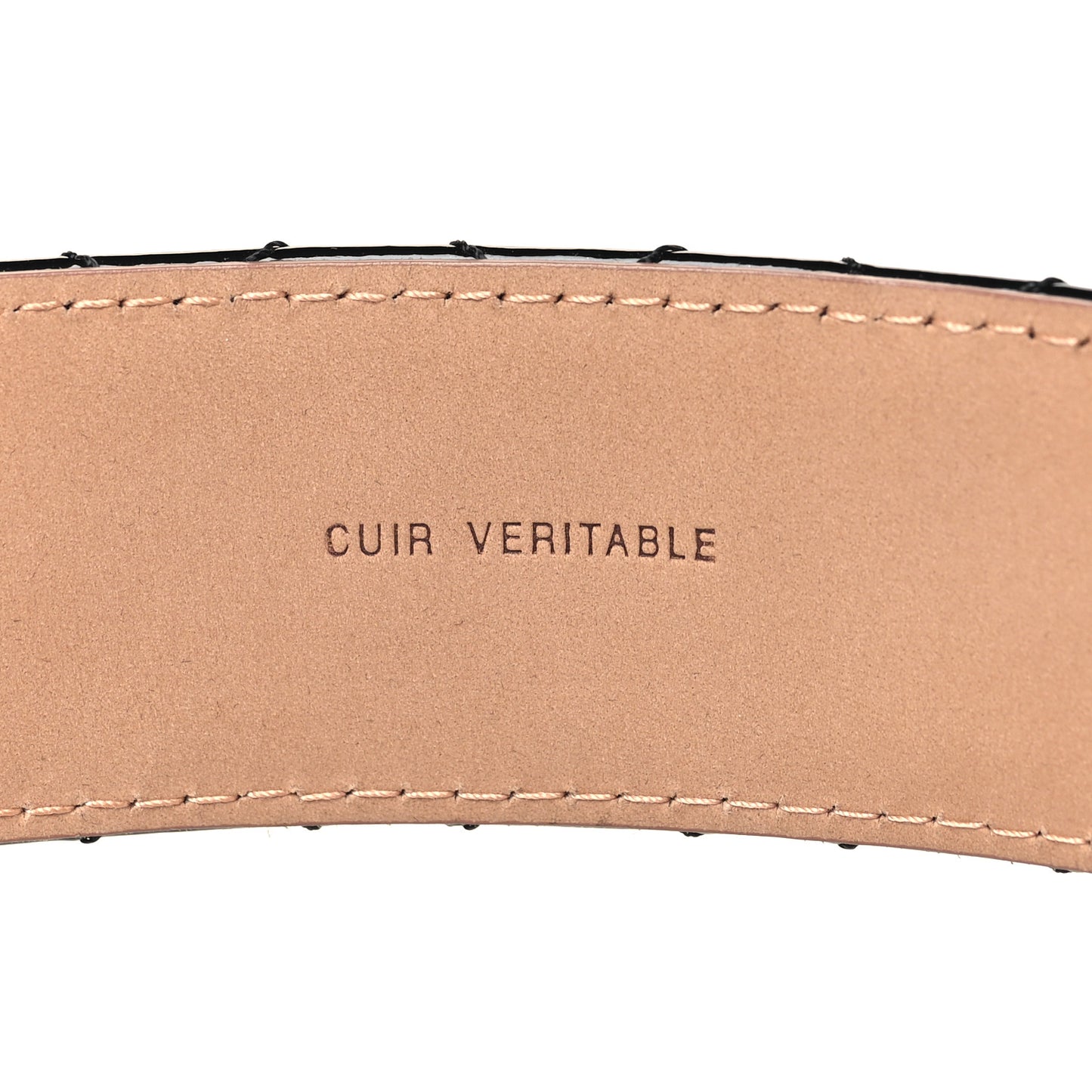 Patent Quilted CC Logo Wide Belt 90 36 Black
