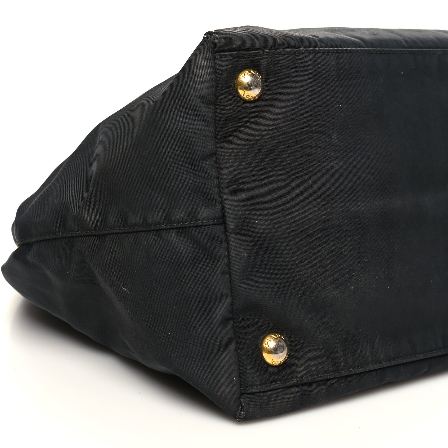 Tessuto Nylon Shopping Tote Black