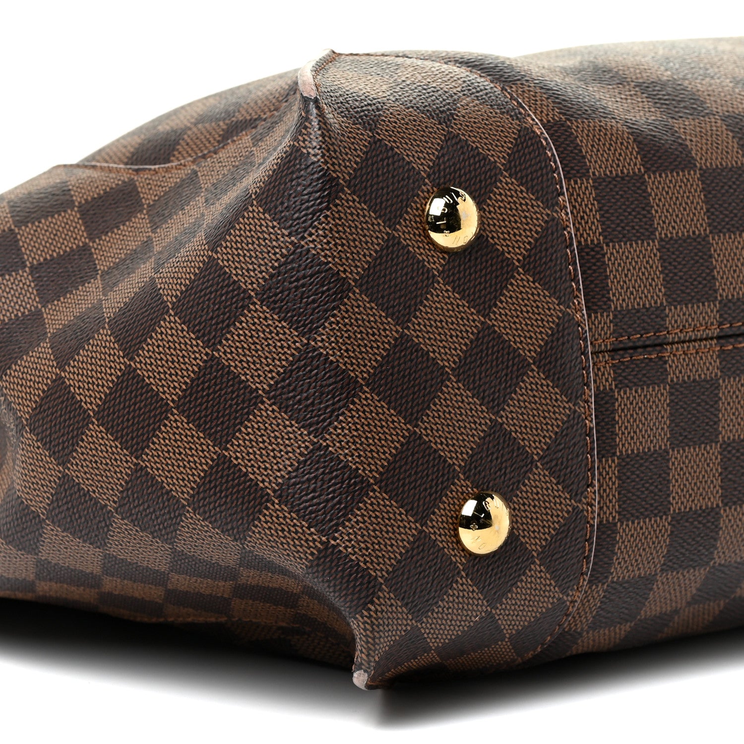 Louis Vuitton Damier Ebene Caissa Hobo Rose Ballerine 8 of 20