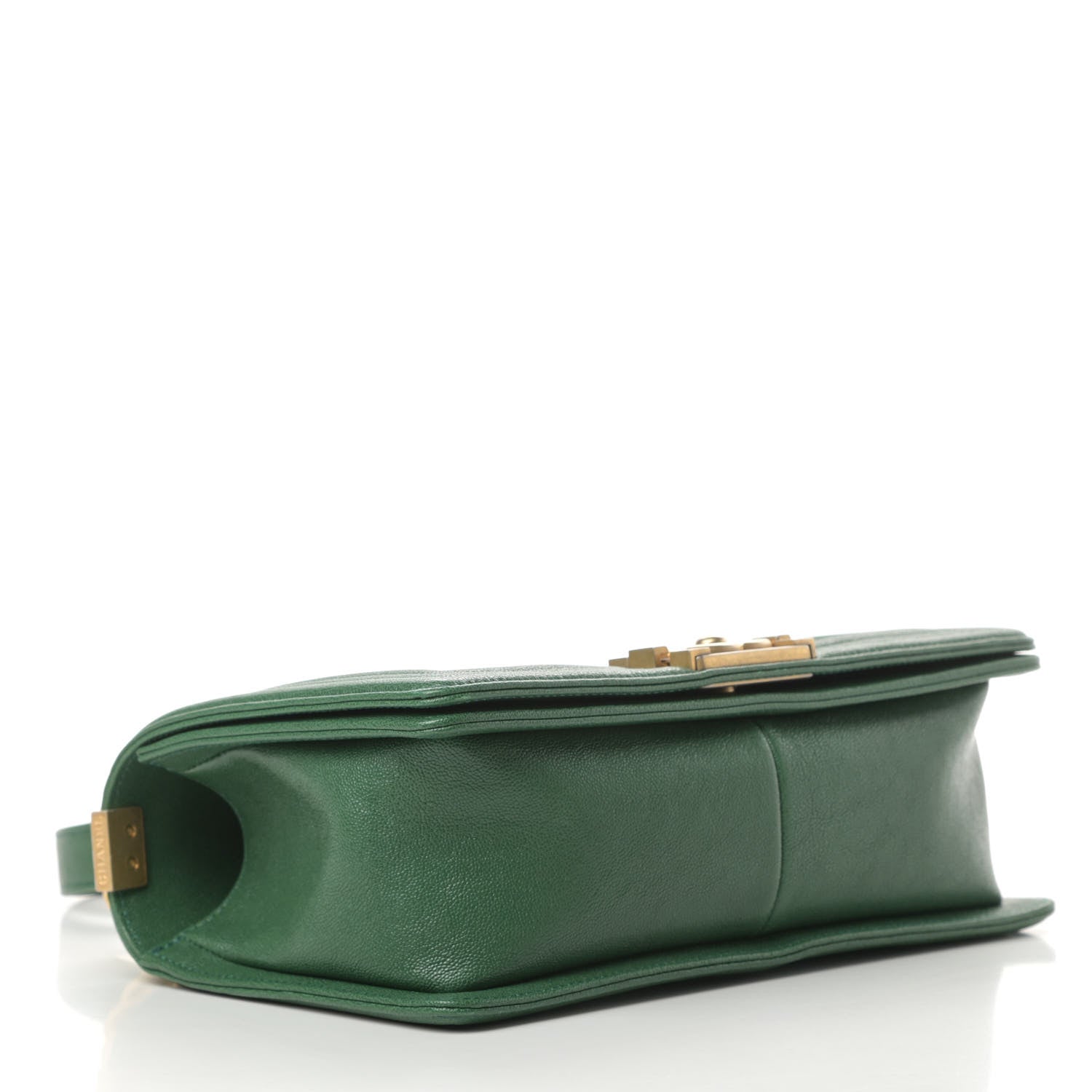 Chanel Caviar Quilted Medium Boy Flap Green 4 of 12