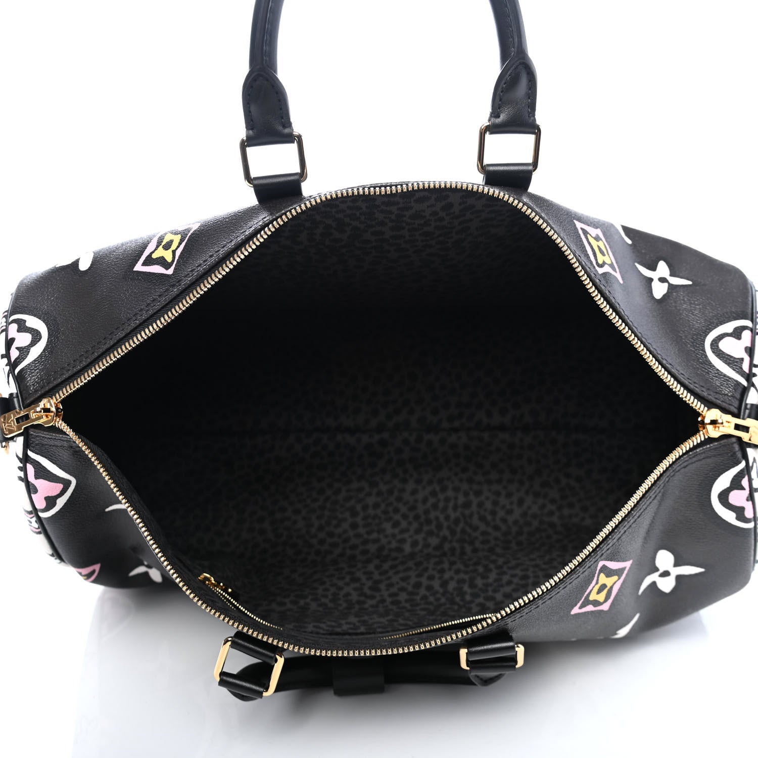 Louis Vuitton Monogram Giant Wild At Heart Keepall Bandouliere 45 Black 4 of 4