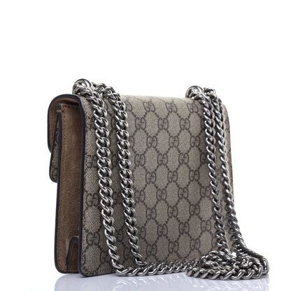 Gucci GG Supreme Monogram Mini Dionysus Shoulder Bag Taupe 3 of 12