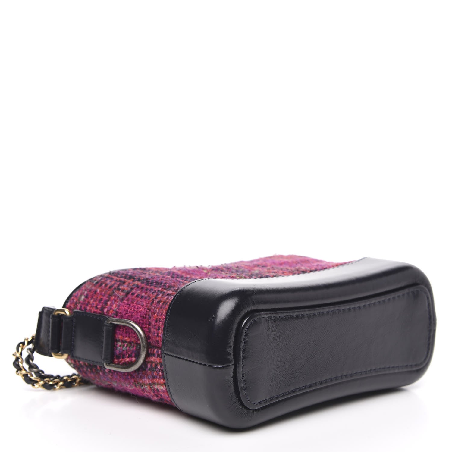 Chanel Tweed Calfskin Small Gabrielle Hobo Dark Navy 4 of 11