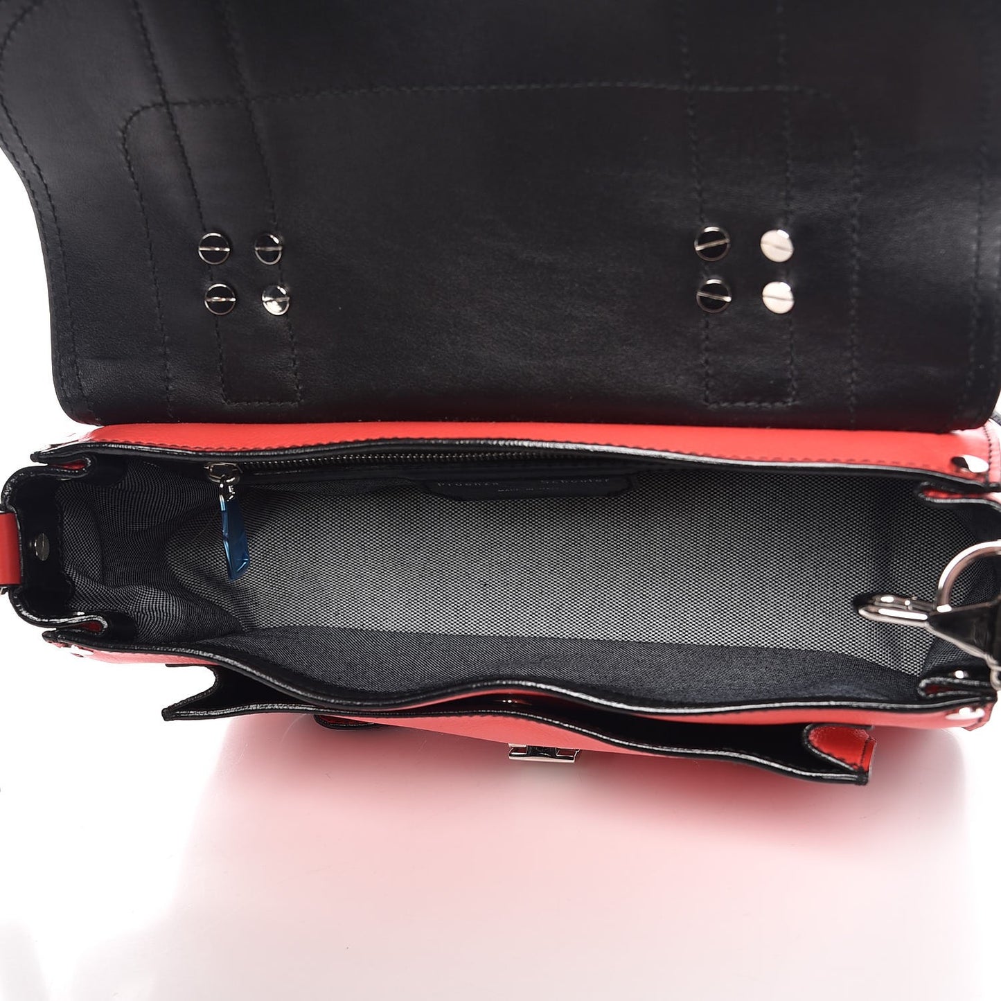 Grainy Calfskin Tiny PS1 Satchel Geranium