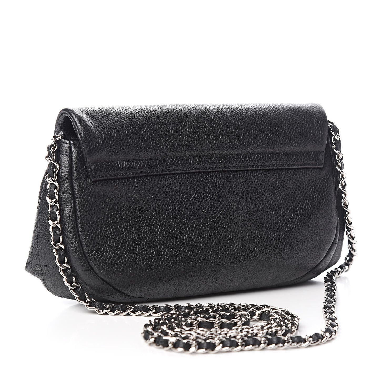 Caviar Half Moon Wallet On Chain WOC Black