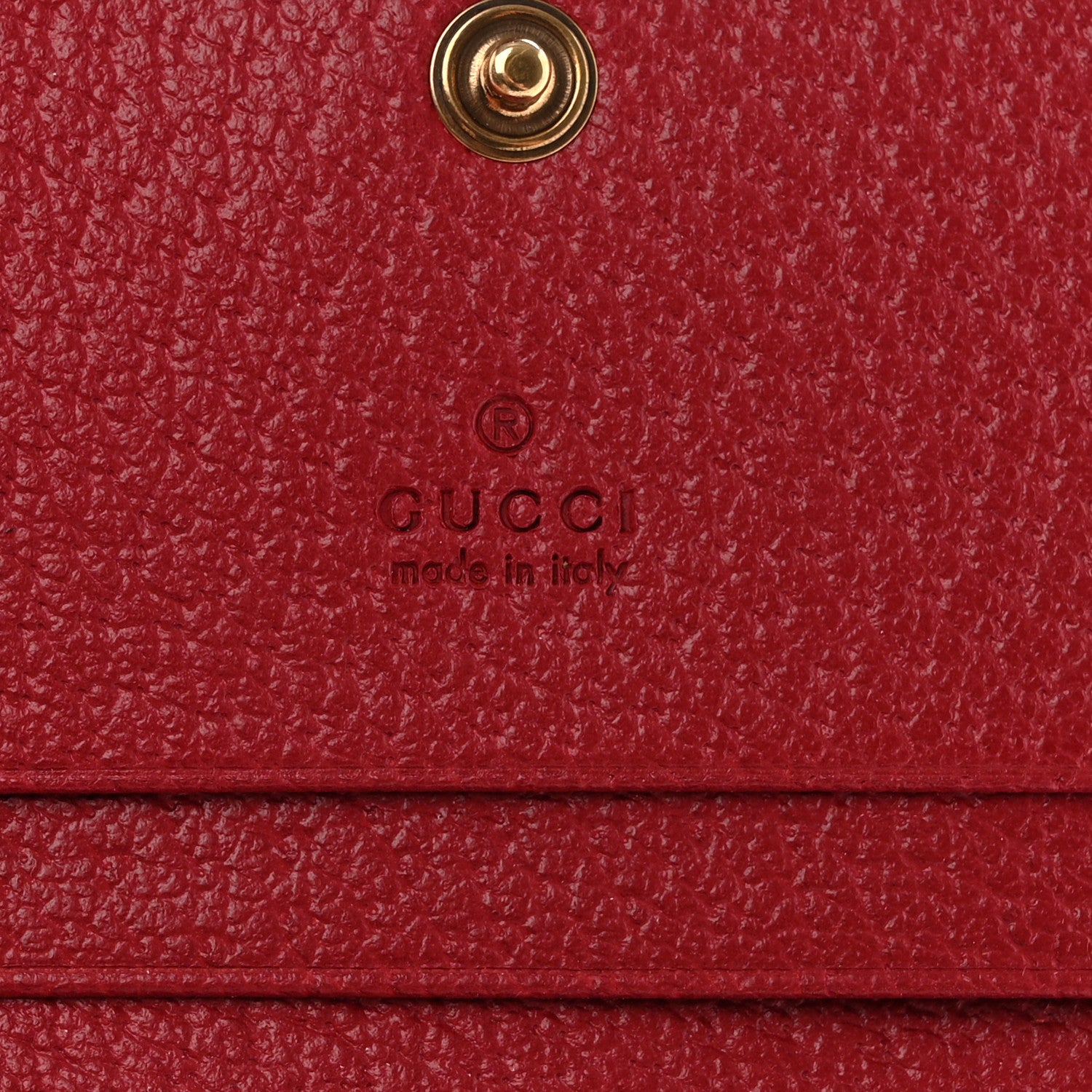 Gucci GG Supreme Monogram Queen Margaret Card Case Red 6 of 9