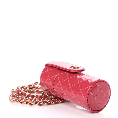 Chanel Patent Calfskin Lipstick Case On Chain Pink 4 of 9