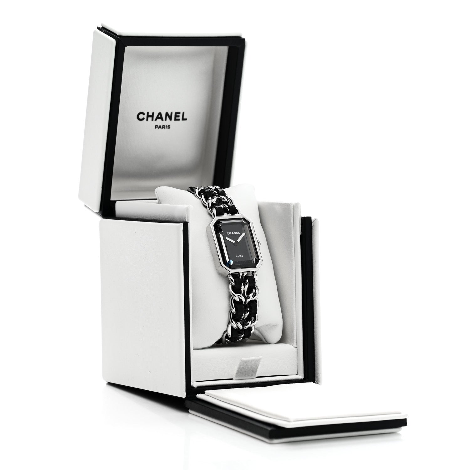 Chanel Stainless Steel Lambskin 20mm Chain Premiere Quartz Watch 5 of 5
