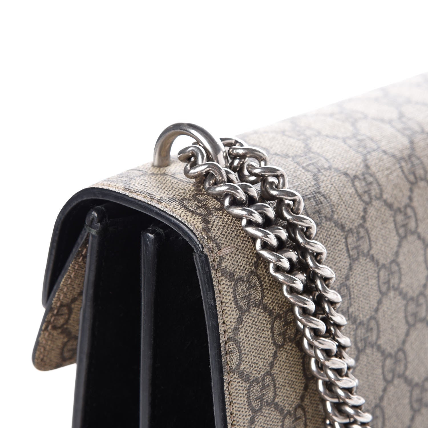 Gucci GG Supreme Monogram Small Dionysus Shoulder Bag Black 17 of 18