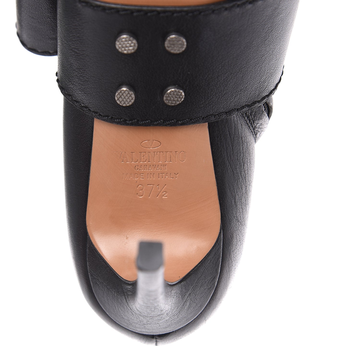 Calfskin Bow Ankle Boots 37.5 Black