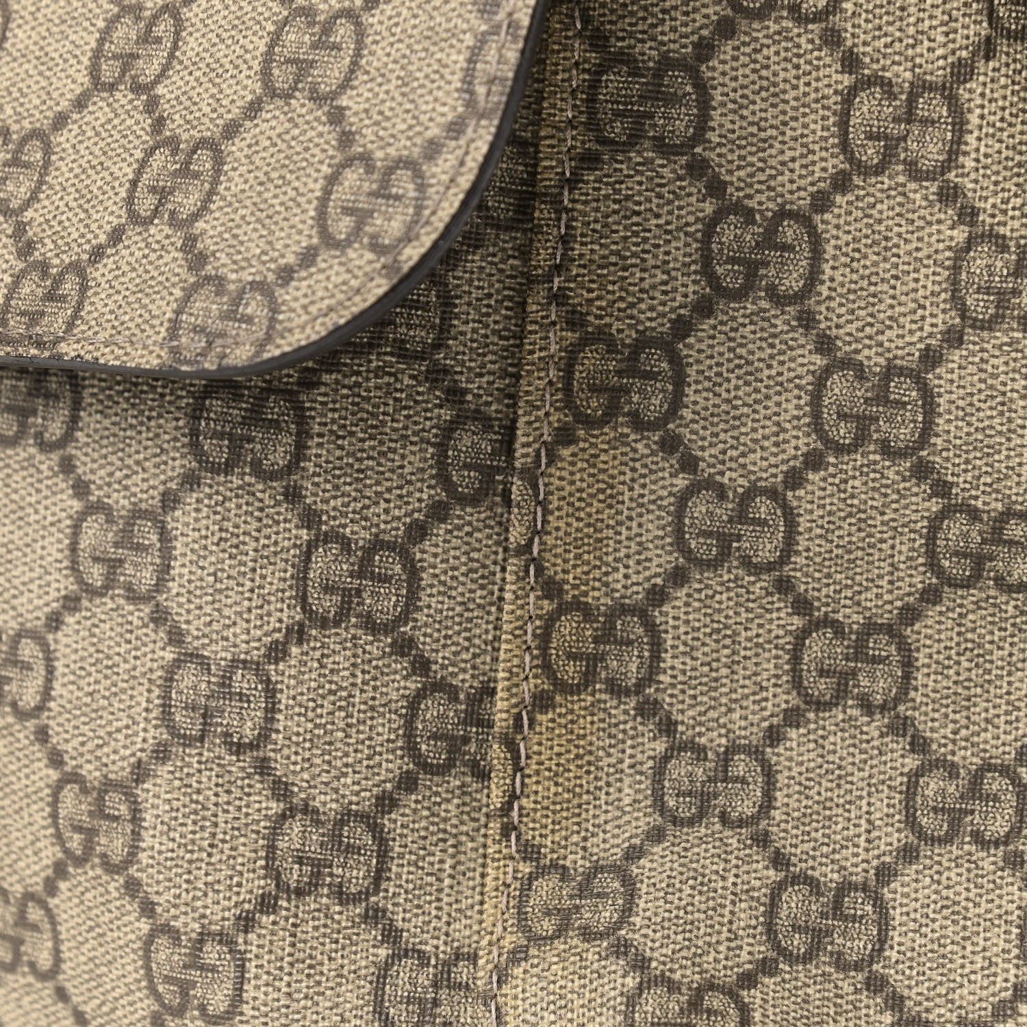 Gucci GG Plus Monogram Messenger Diaper Bag Dark Brown 15 of 18