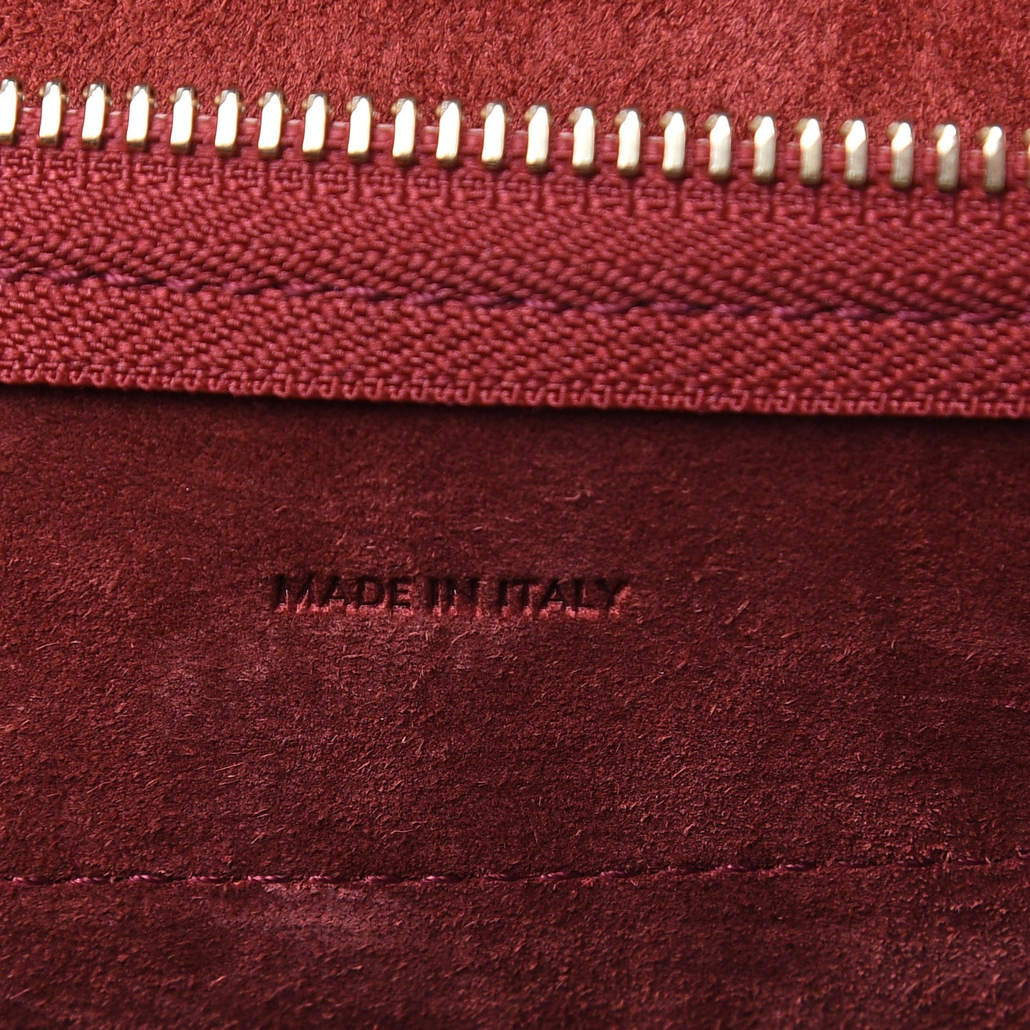 Grained Calfskin Nano Belt Bag Ruby