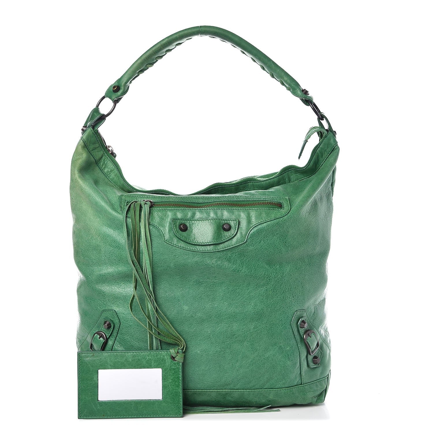 Balenciaga Agneau Classic Hardware Day Hobo Pommier 1 of 17