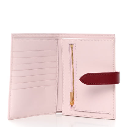 Celine Grained Calfskin Medium Multifunction Strap Wallet Peony Carmin 5 of 14