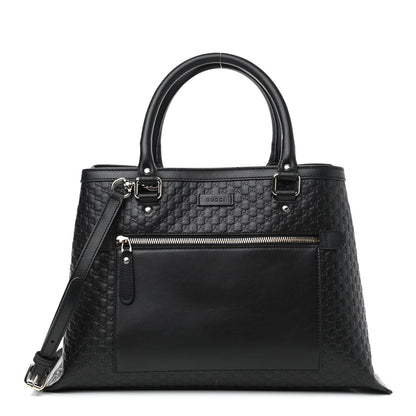 Gucci Soft Microguccissima Medium Tote Black 1 of 9