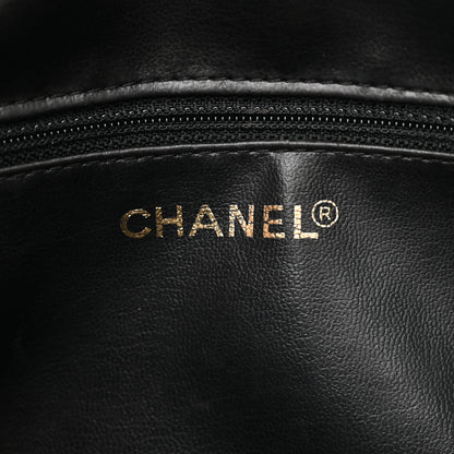 Chanel Caviar Timeless CC Cosmetic Pouch Bag Black 6 of 13