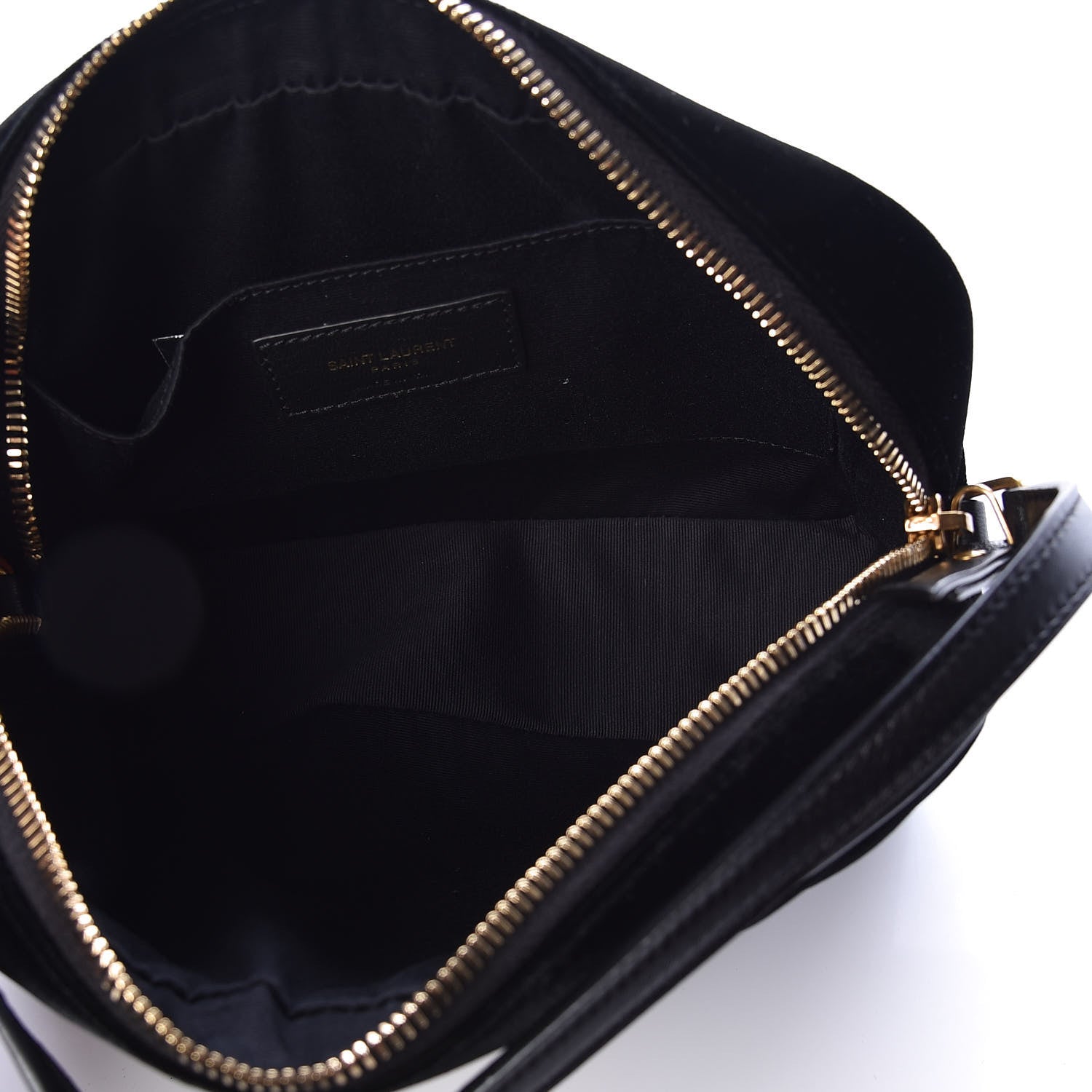 Saint Laurent Velvet Matelasse Monogram Lou Camera Bag Black 6 of 9