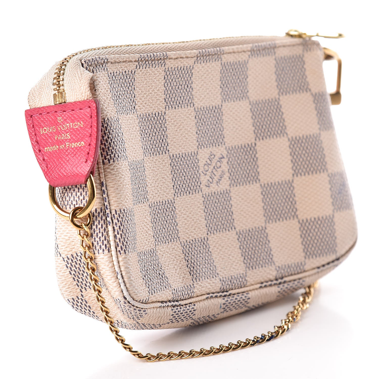 Louis Vuitton Damier Azur 2017 Christmas Animation Mini Pochette Accessories 3 of 11