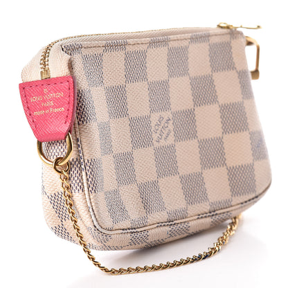 Louis Vuitton Damier Azur 2017 Christmas Animation Mini Pochette Accessories 3 of 11