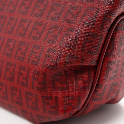 Fendi Zucchino Spalmati Vitello Hobo Bordeaux Rubino 11 of 11