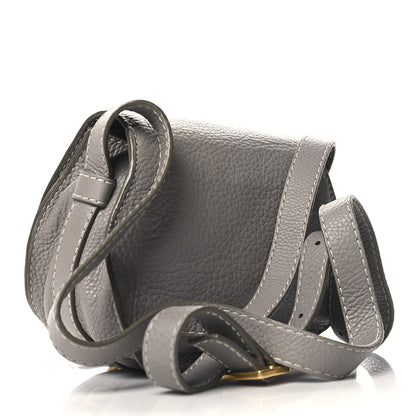 Chloe Calfskin Mini Marcie Round Crossbody Bag Cashmere Grey 3 of 9