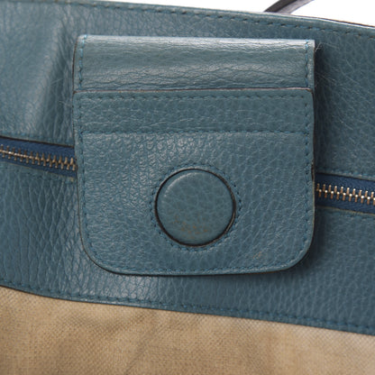 Gucci Dollar Calfskin Medium Swing Tote Marine Deep Cobalt 9 of 16