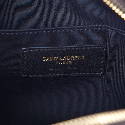 Saint Laurent Calfskin Matelasse Monogram Lou Camera Bag Faggio 6 of 9