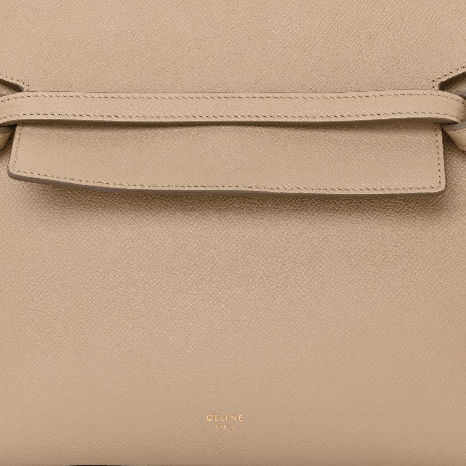 Celine Grained Calfskin Mini Belt Bag Light Taupe 8 of 12