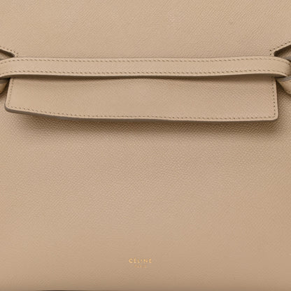Celine Grained Calfskin Mini Belt Bag Light Taupe 8 of 12