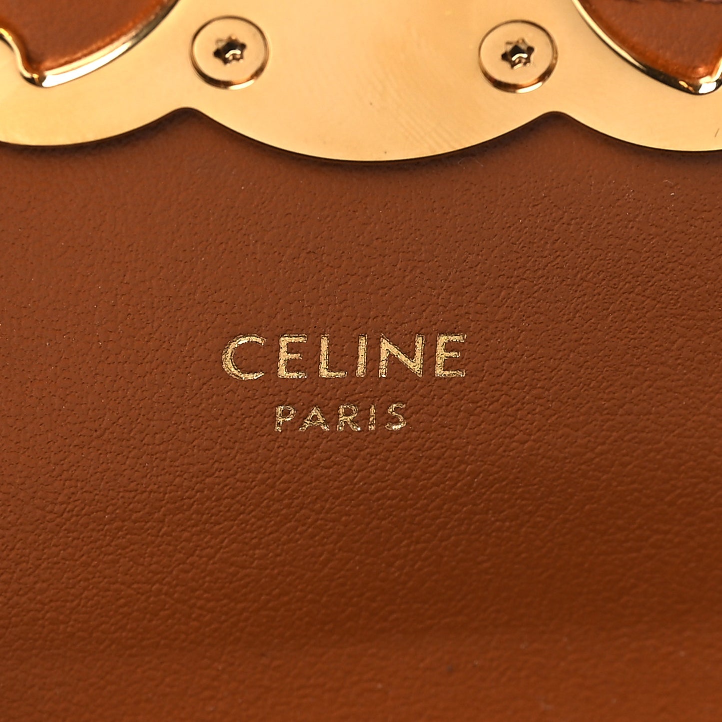 Triomphe Canvas Calfskin Mini Claude Tan