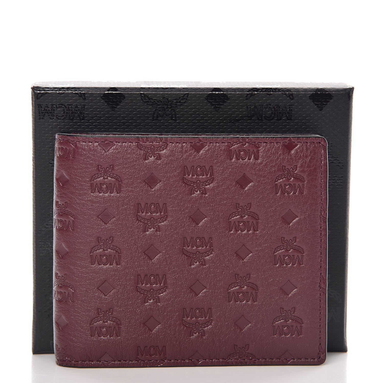 MCM Visetos Original Bifold Wallet Rustic Brown 9 of 9