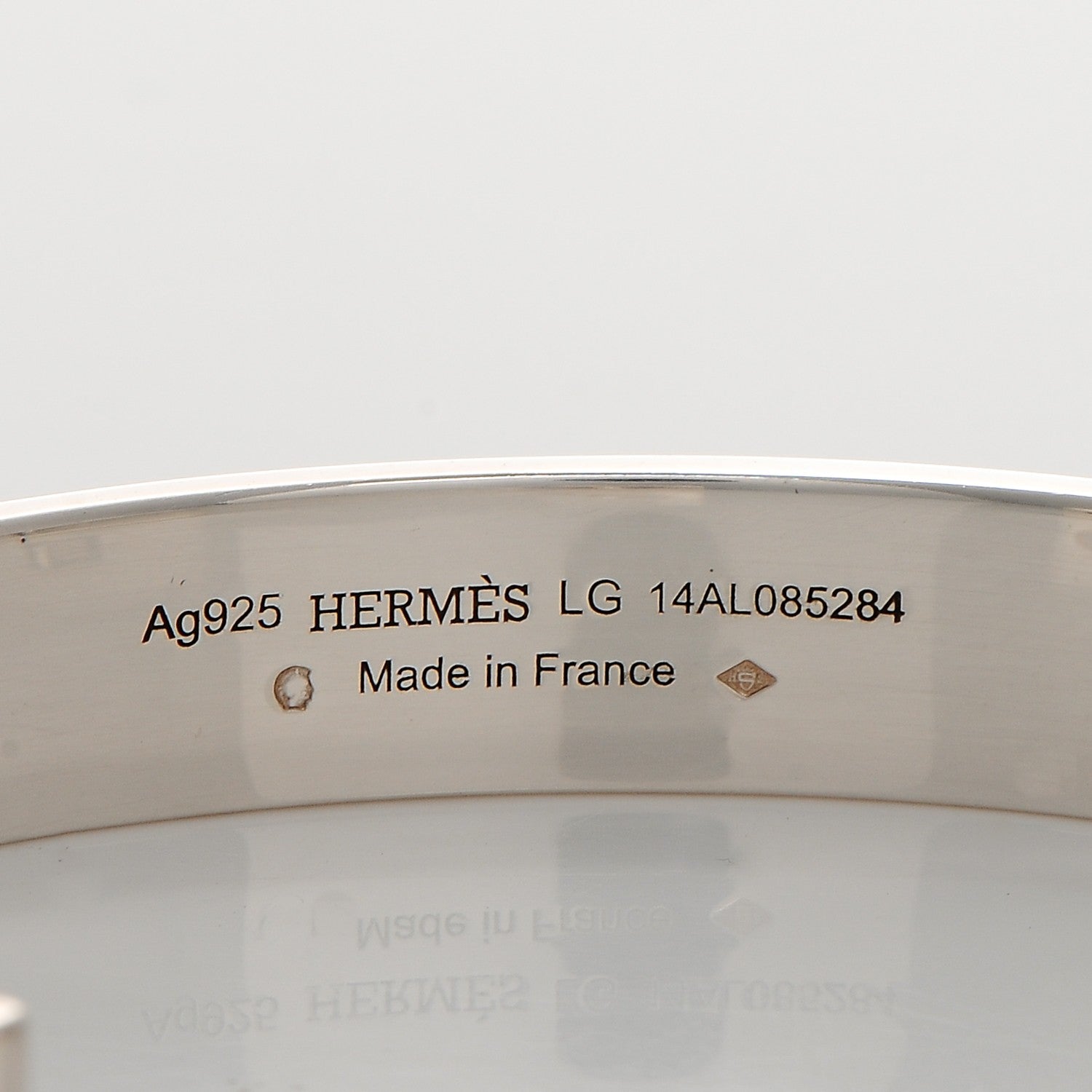 Hermes Sterling Silver PM Collier De Chien Bracelet LG 5 of 5