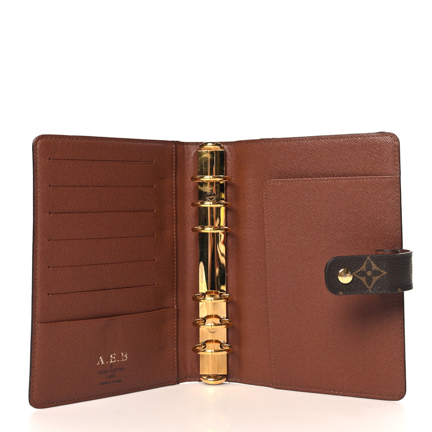 Monogram Medium Ring Agenda Cover