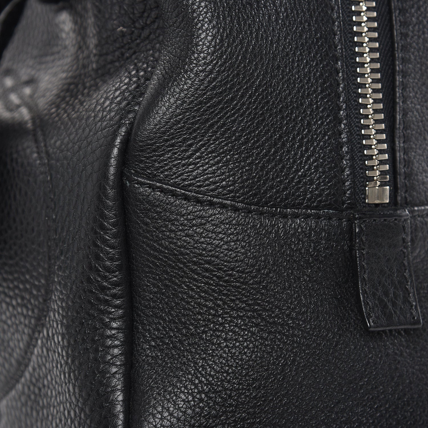 Prada Vitello Daino Embossed Logo Bowler Black 13 of 15