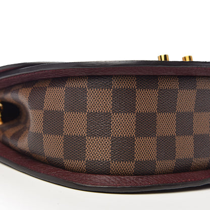 Louis Vuitton Damier Ebene Cuir Taurillon Wight Bordeaux 7 of 10