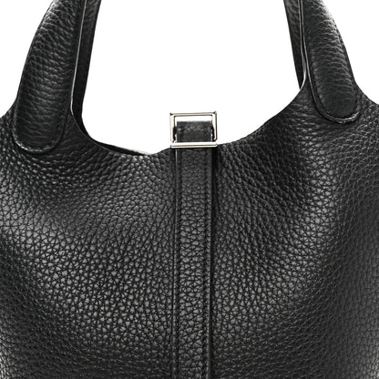 Hermes Taurillon Clemence Picotin Lock 18 PM Black 8 of 11