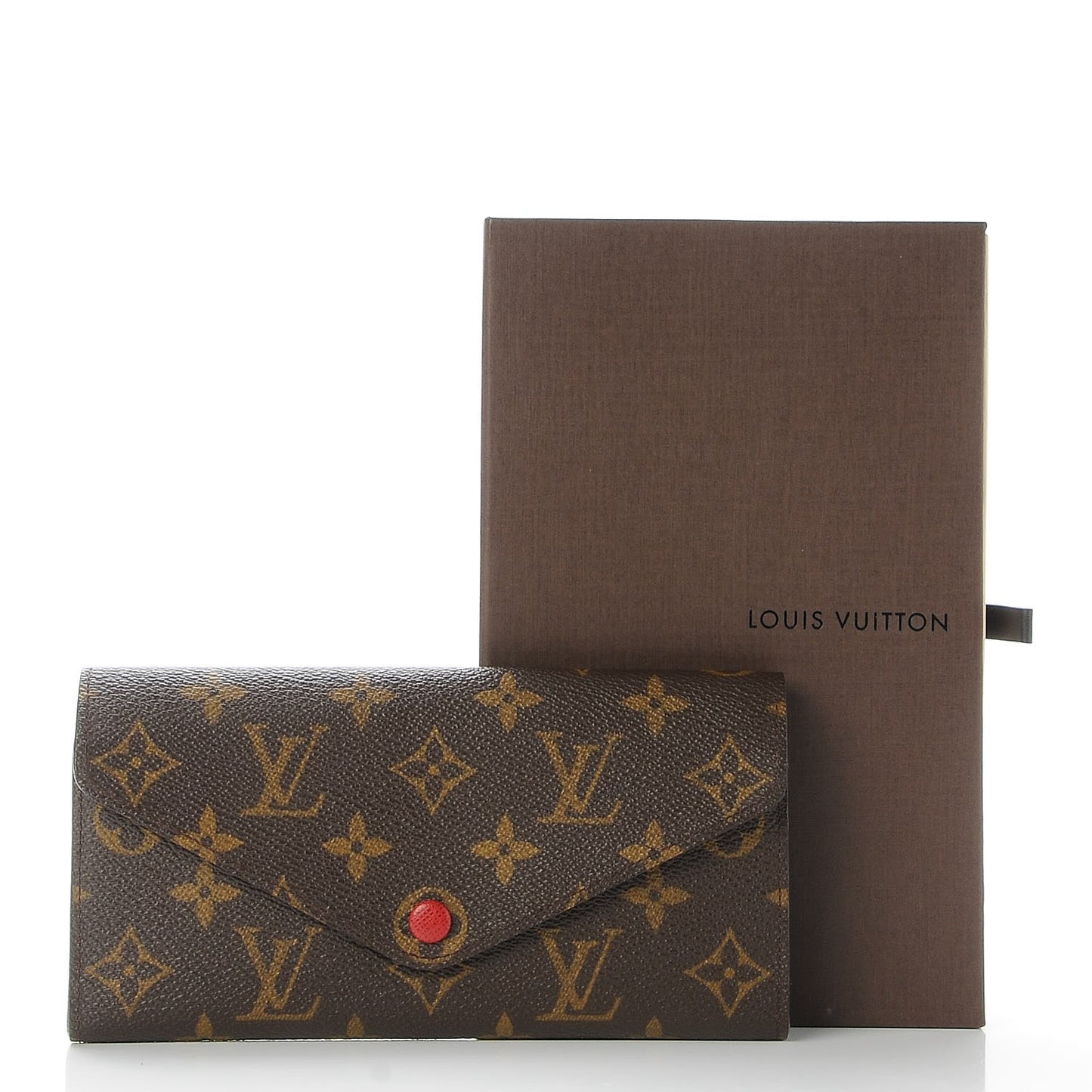Monogram Josephine Wallet Red