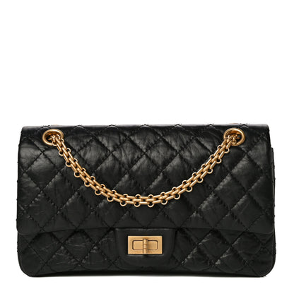 Chanel Aged Calfskin Quilted 2.55 Reissue 225 Flap Black 1 of 13
