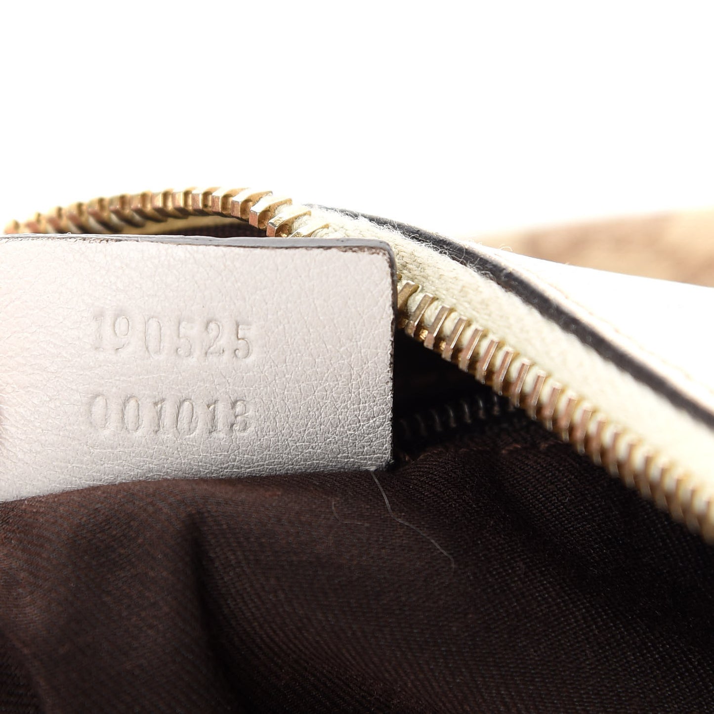 Monogram Medium D Gold Ring Hobo White