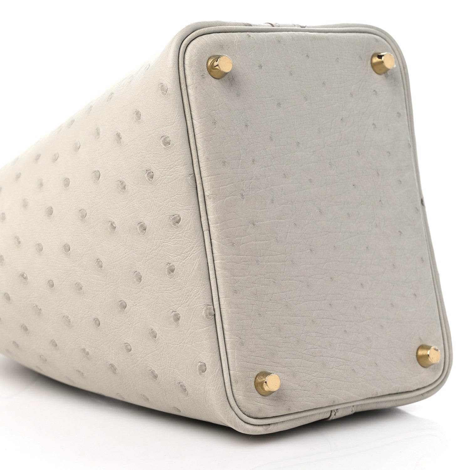 Hermes Ostrich Picotin Lock 18 Gris Perle 8 of 9