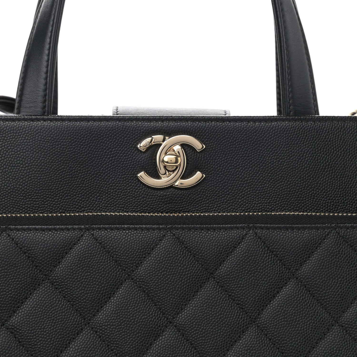 Chanel Caviar Quilted Large Business Affinity Shopping Bag Black 8 of 12