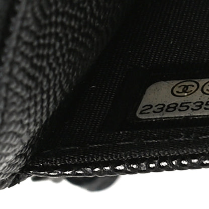 Chanel Caviar Quilted Boy Wallet On Chain WOC Black 8 of 12