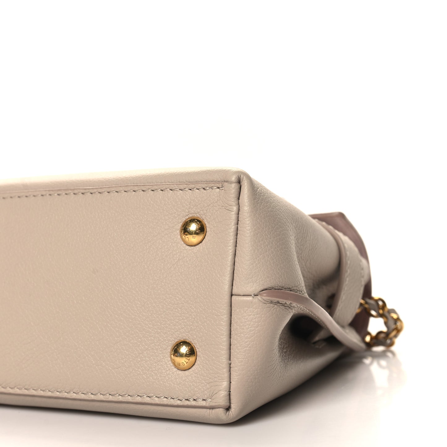 Soft Calfskin Mini Lockme Ever Greige