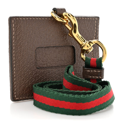 Gucci GG Supreme Monogram Ophidia ID Holder Beige Ebony New Acero 3 of 7